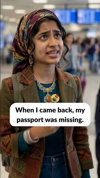 I Lost My Passport at the Airport! 😨 Learn English Conversation #shorts