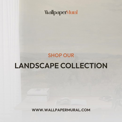 Shop our new Landscape Collection  Featuring vintage painting and detailed watercolours, these new wallpaper are beautifully detailed and available on Peel & Stick or Paste-the-Wall materials. #wallmurals #landscapewallpaper | WallpaperMural.com | Facebook