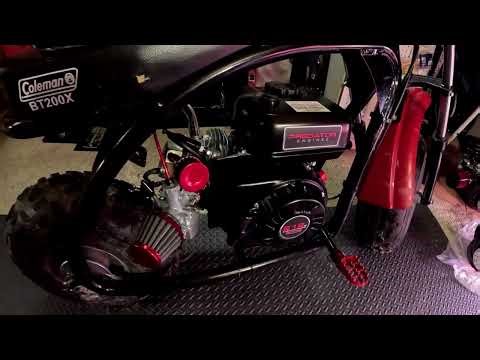 Coleman BT200X mini bike upgrades