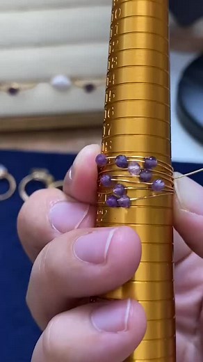 How to make a beads wire ring? | How To Make