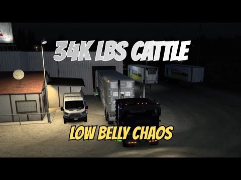 K100E SCREAMS w/ 34,000 lbs LIVE CATTLE | Low Belly Chaos – Cheyenne to Fort Collins | ATS
