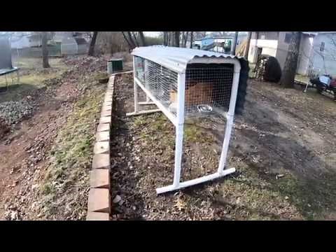 DIY - Rabbit Hutch From PVC