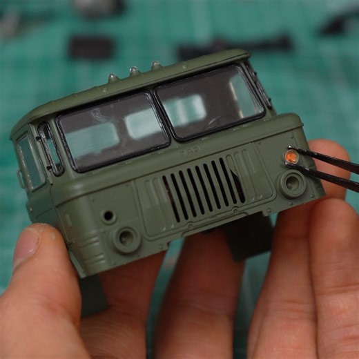 119K views · 1.5K reactions | Russian GAZ-66 Oil Tanker Scale Model Set | DIY & Crafts | Facebook