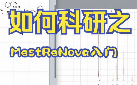 MestReNova氢谱核磁的入门教程
