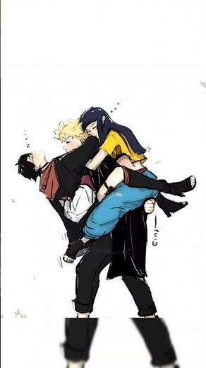 Boruto X Sarada and Himawari ❤️ #naruto #boruto #sarada #himawari #shorts #love #cute #trending
