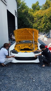 Quick test fit on the body kit — just checking the fit before the real install. #Mazda #miata #mx5 #MazdaMX5 #miatagang | MOZY