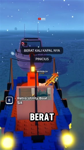 KAPAL MAHAL SI PINICIUS MOGOK DI TENGAH LAUT DI FISH IT #shorts #short #roblox #robloxshorts
