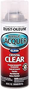 Rust-Oleum Automotive 253366 Acrylic Lacquer Spray, Clear Gloss, 11-Ounce (pack of 1)