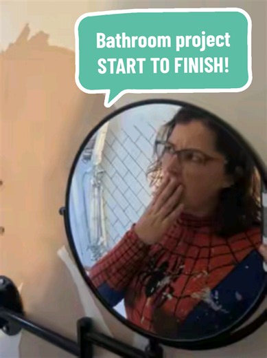 DIY Bathroom Renovation Start to Finish #homerenovation #homeimprovement #diy