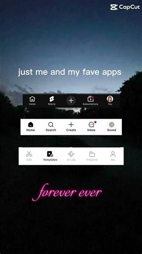 YouTube,Pinterest,and CapCut 4 life