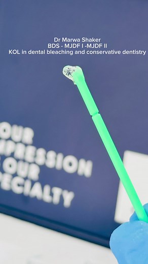 9.5K views · 230 reactions | Gel application trick voiceover #M_bleaching | DrMarwa Shaker | Facebook