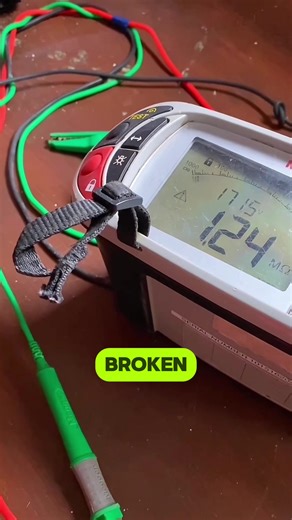 Don’t Make this Insulation Resistance Test Mistake. During this test, if the leads fail, it will give you a false reading, making it seem like you’re getting a very high insulation resistance on the circuit you're testing. Therefore, it’s crucial to test the leads before and after carrying out an insulation resistance test. #gshelectrical #electricaltrainingvideos #electricalwiring