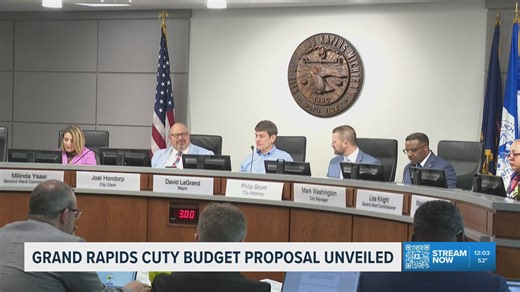 Grand Rapids City Manager Mark Washington unveils FY2027 city budget proposal