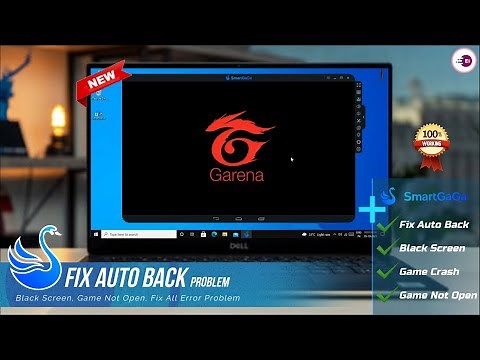 SmartGaGa Emulator Free Fire Auto Back, Black Screen, Game Crash, Fix All Problem.
