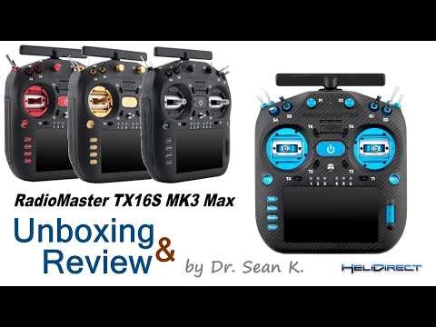 The NEW RadioMaster TX16S MK3 Unboxing and Review by Dr. Sean K!