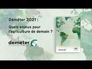 Déméter 2021 : Quels enjeux pour l’agriculture de demain ?