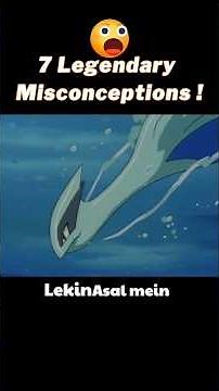 7 Misconceptions About Legendary Pokémon You Still Believe 🤯 #pokemon #shorts #viral