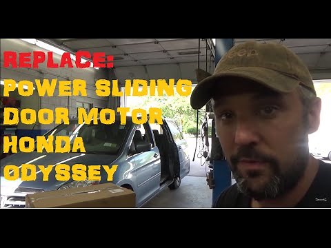 Replace: Honda Odyssey Power Sliding Door Motor & Roller