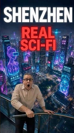Is this actually real life in China? #shenzhen #expat #scifi
