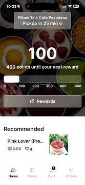 Pillow Talk Pasadena App Experience | Ordering + Rewards Walkthrough 📱🥪