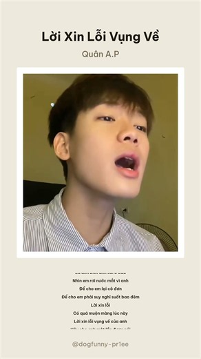 Lời Xin Lỗi Vụng Về - Quân A.P (Lyrics) | Mình còn yêu hãy tha thứ cho nhau