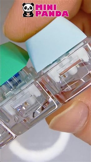 Most Satisfying Keyboard Keycap Fidget Keychain! 😍 ASMR Clicking Sounds #MiniPanda #Shorts #ASMR