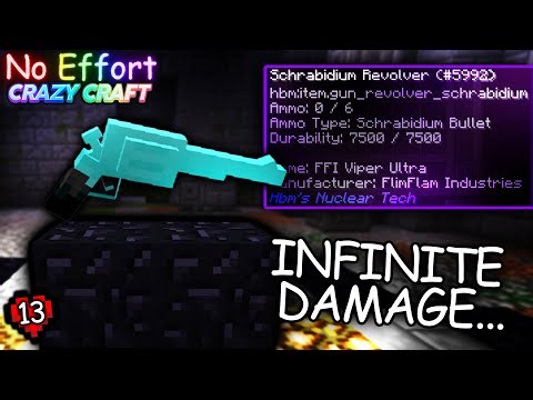 The Search for the Best Weapon in Crazy Craft...