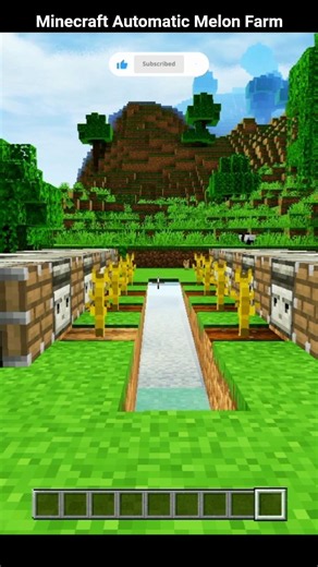 MineCraft Automatic Melon Farm#minecraft