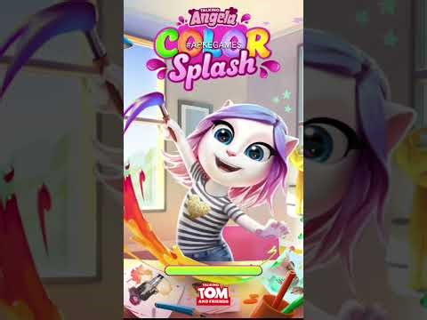Talking Angela Color Splash Gameplay Android ios