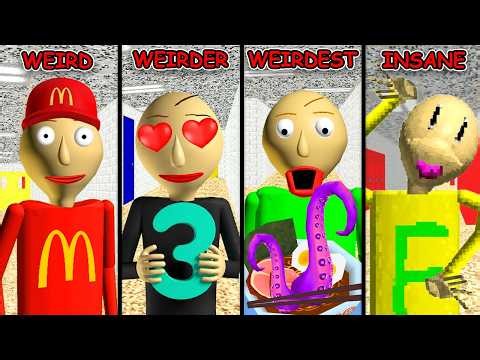Testing Baldi's WEIRDEST Mods!