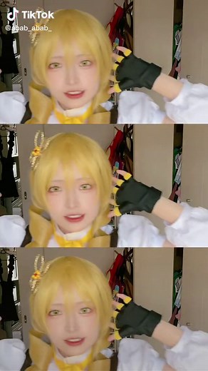 巴マミコスプレ: まどマギかわいい制服コスプレチャレンジ