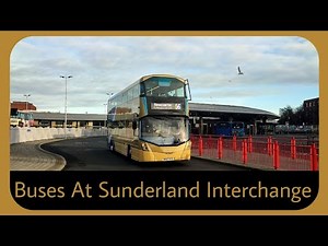 Buses At Sunderland Interchange (14/12/2024)