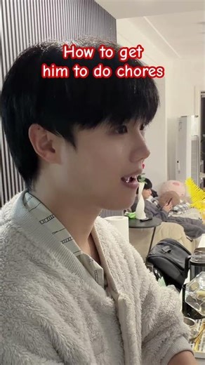 How to get boyfriend to do chores? #shorts #cute #love #couple #funny #viralvideo #foryou