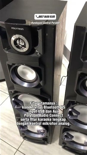 Upgrade sound system-mu sekarang! Polytron PAS 8EF 22 buruan ke Handayani Central Perabot! #fyp