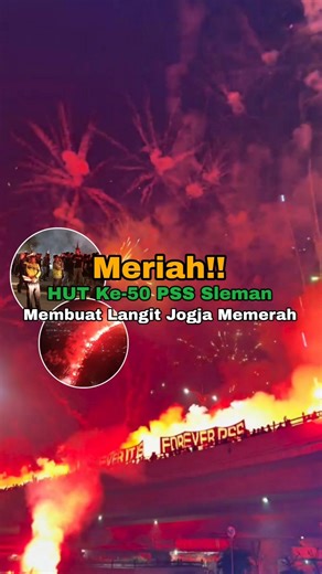 Viral!! Perayaan Setengah Abad PSS Sleman #psssleman #slemanfans #bcs #superelja #slemania #HUT50PSS