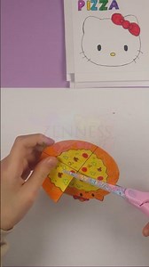#diy HELLO KITTY pizza box | #craft #easy #howto #artandcraft #gift #hellokitty