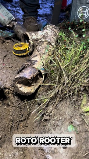 🚨 Sewage Backup Emergency—Solved! 🚨 We got the call when sewage started backing up into multiple apartment homes. After clearing the line and running our equipment, we discovered the real culprit 👀—a major root intrusion growing right through the joints of SDR-35 push fittings, tied into Fernco and ABS connections. 🌧️ Rain or shine, our crew got to digging and handled it all in one day. We removed the damaged section and installed a brand-new 2-way ABS cleanout, restoring proper flow and pea