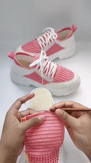 Crocheting Techniques for Stylish Knitted Sneakers