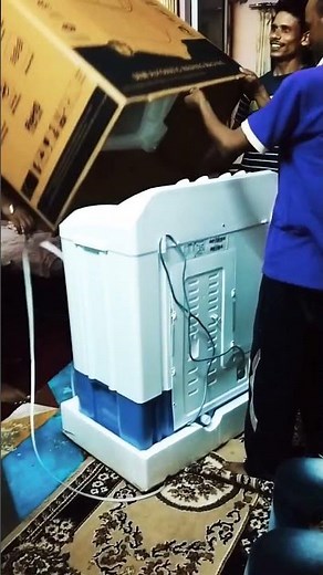 New Washing machine unboxing #Intex