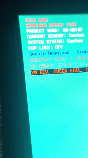 A5 2016 Download Mode Error