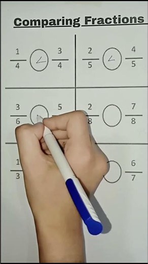 Comparing Fractions Made Easy! | Math's for Kids