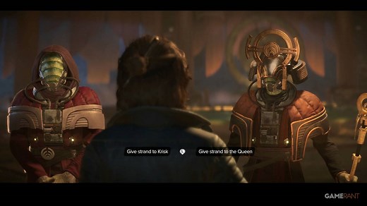 Should I Give the Strand to the Queen or Krisk in Star Wars Outlaws?