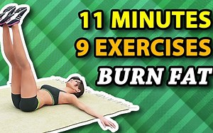 [Roberta's Gym] 11分钟快速减脂 | 9个动作减掉脂肪 11 Minutes 9 Easy Exercises To Burn Fat Fast