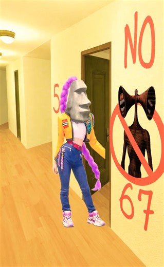 Moai and Rumi vs Siren Head Don't allow