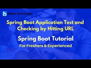 Spring Boot Application Test and Checking by Hitting URL | Spring Boot Tutorial For Beginners
