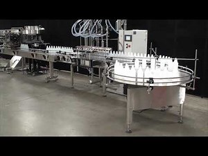 Automatic Liquid Packaging Line Filling Quart Containers
