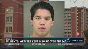 UNCC students: We were kept in dark over threat