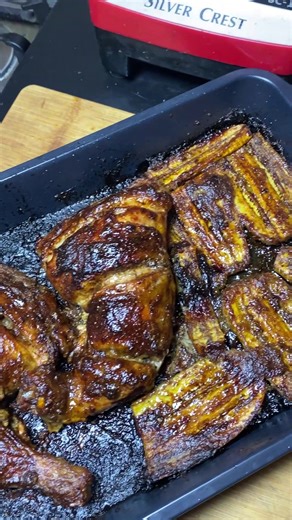 Honey Glazed Grilled Chicken with Plantains