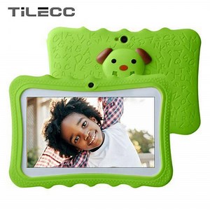 Android 12 7 Inch Kid Tablet Dual Camera 4GB RAM 128GB 4000mAh Green