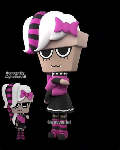 Scene Brusha 💗‼️ (Dandy's World Skin Showcase) | #dandysworld